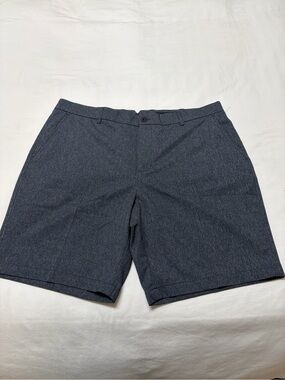 Dunning Men's Heather Navy Casual Shorts